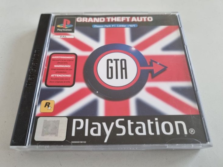 (Bild für) PS1 Grand Theft Auto London - zum Schließen ins Bild klicken