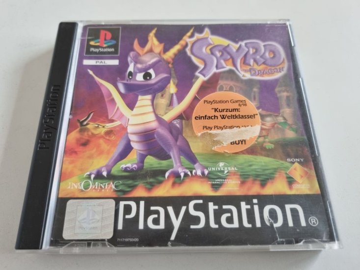 (Bild für) PS1 Spyro The Dragon - zum Schließen ins Bild klicken