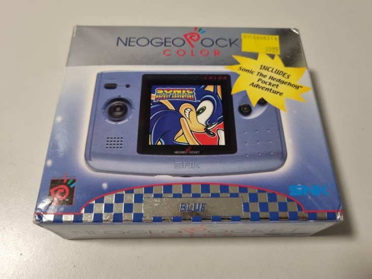 (Bild für) Neo Geo Pocket Color - Blue - Sonic Pocket Adventure Pak - zum Schließen ins Bild klicken