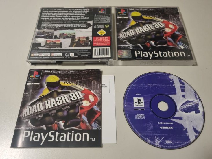 (Bild für) PS1 Road Rash 3D - zum Schließen ins Bild klicken