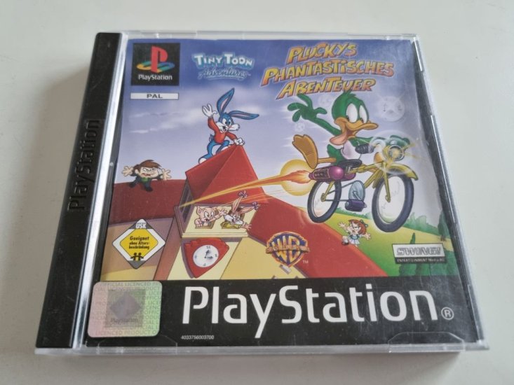 (Bild für) PS1 Tiny Toon Adventures - Pluckys Phantastisches Abenteuer - zum Schließen ins Bild klicken