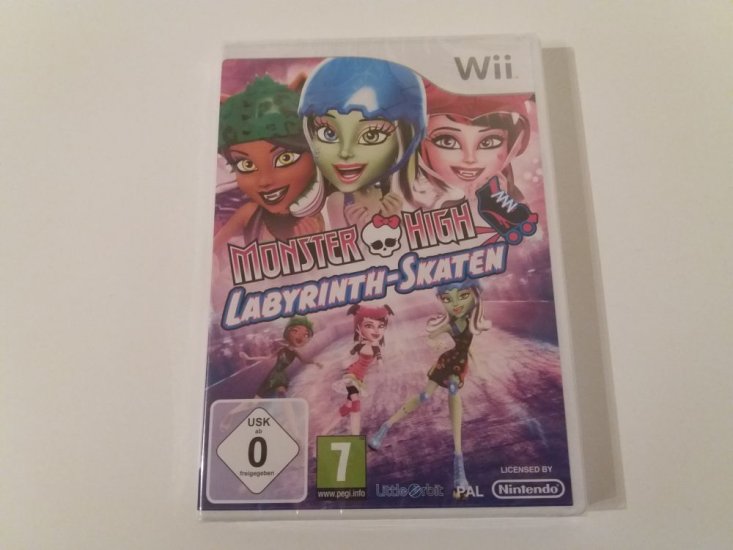 (Bild für) Wii Monster High Labyrinth-Skaten GER - zum Schließen ins Bild klicken