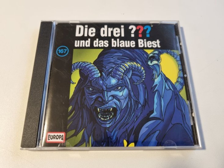 (Bild für) CD Die drei ??? - 167 und das blaue Biest - zum Schließen ins Bild klicken