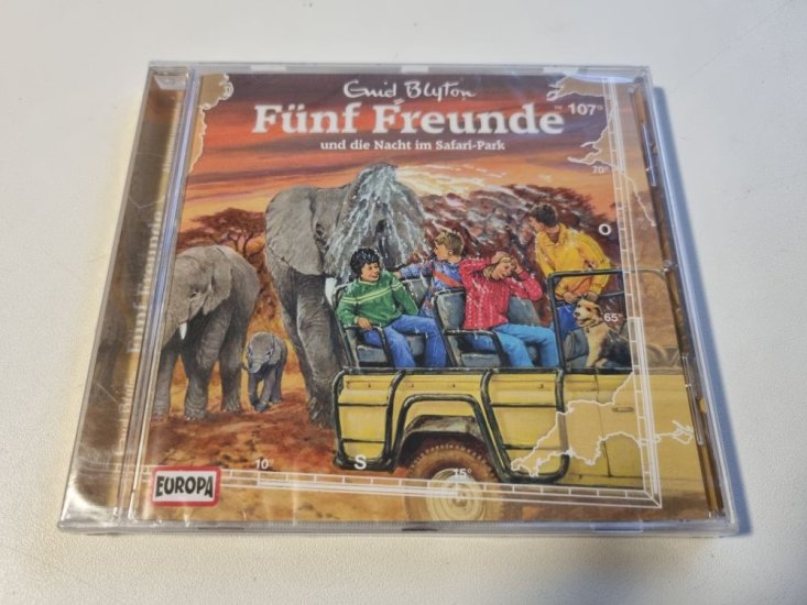 (Bild für) CD Fünf Freunde - 107 und die Nacht im Safari-Park - zum Schließen ins Bild klicken