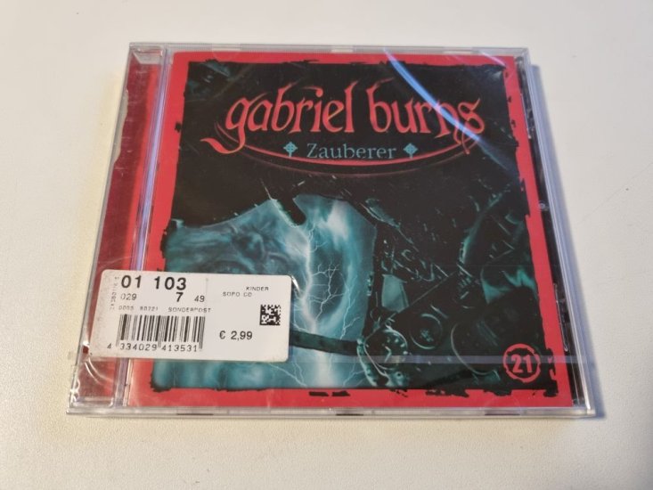 (Bild für) CD Gabriel Burns - Zauberer - zum Schließen ins Bild klicken