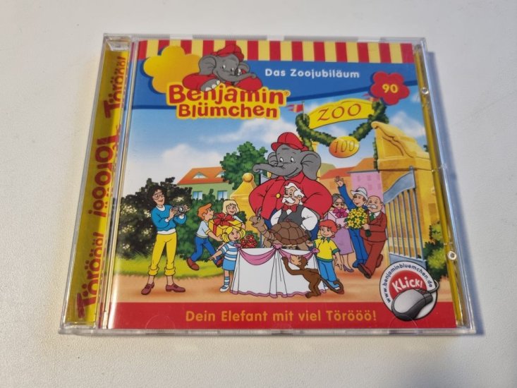 (Bild für) CD Benjamin Blümchen - 90 Das Zoojubiläum - zum Schließen ins Bild klicken