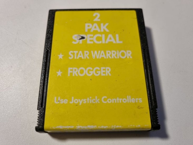 (Bild für) Atari 2600 2 Pak Special - Star Warrior / Frogger - zum Schließen ins Bild klicken