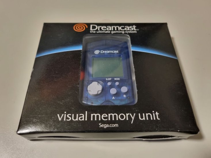 (Bild für) DC Visual Memory Unit VMU Clear Blue - zum Schließen ins Bild klicken