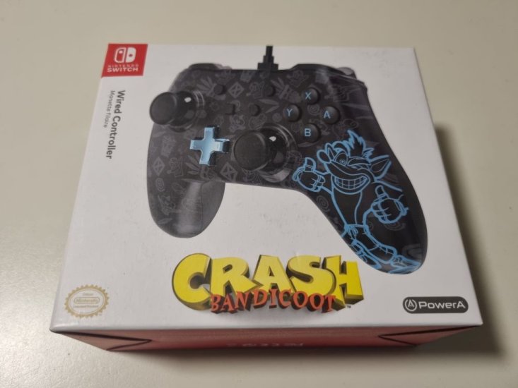 (Bild für) Switch Wired Controller - Crash Bandicoot - zum Schließen ins Bild klicken