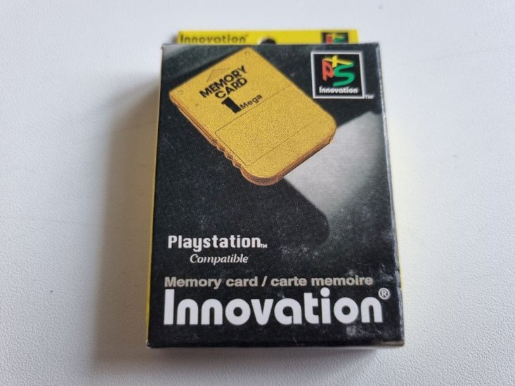 (Bild für) PS1 Memory Card 1 MB Yellow - zum Schließen ins Bild klicken