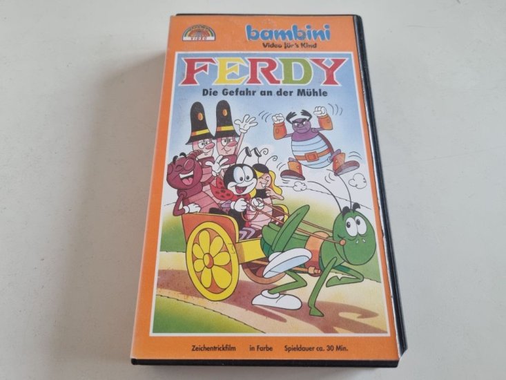 (Bild für) VHS Ferdy - Die Gefahr an der Mühle - zum Schließen ins Bild klicken