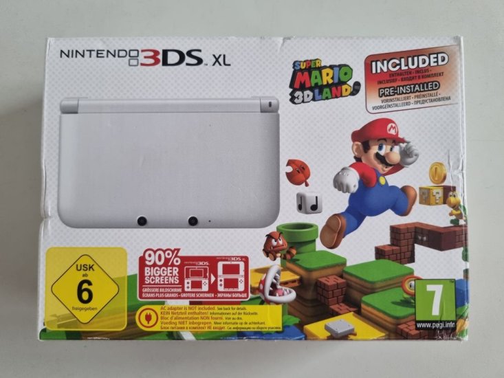 (Bild für) 3DS Nintendo 3DS XL Weiss + Super Mario 3D Land - zum Schließen ins Bild klicken