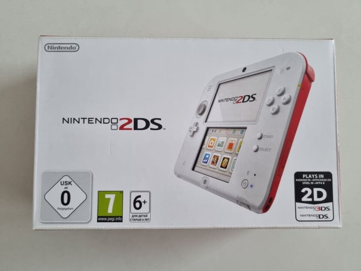 (Bild für) 3DS Nintendo 2DS - Weiss + Rot - zum Schließen ins Bild klicken