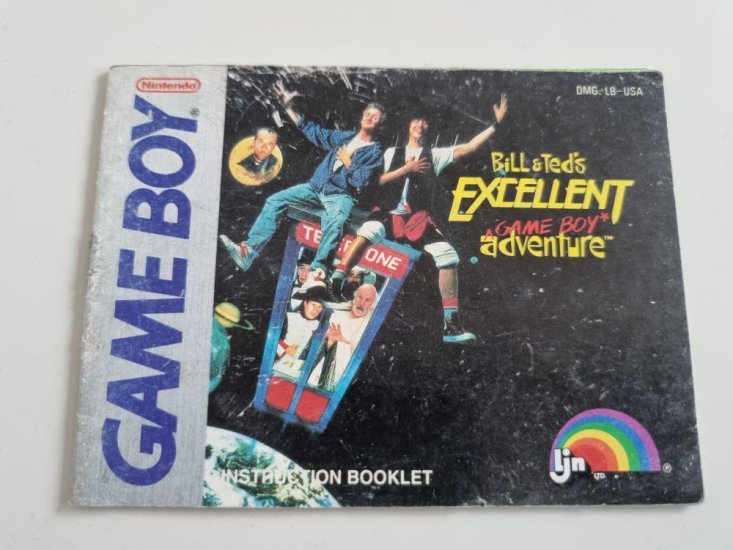 (Bild für) GB Bill & Ted's Excellent Game Boy Adventure USA Anleitung - zum Schließen ins Bild klicken