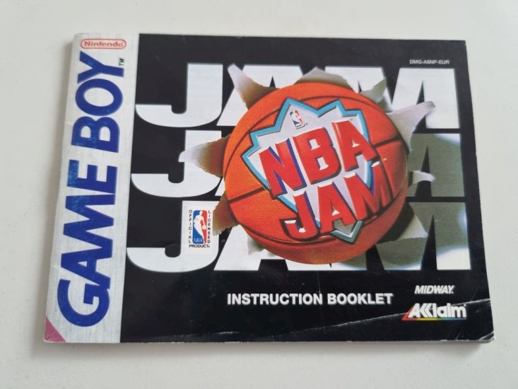 (Bild für) GB NBA Jam EUR Anleitung - zum Schließen ins Bild klicken