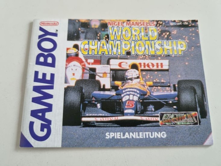 (Bild für) GB Nigel Mansells World Championship NOE Anleitung - zum Schließen ins Bild klicken