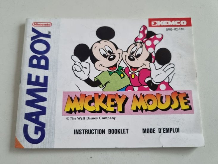 (Bild für) GB Mickey Mouse FAH Anleitung - zum Schließen ins Bild klicken