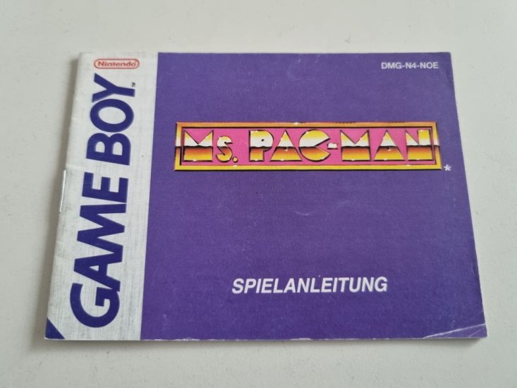 (Bild für) GB Ms. Pac-Man NOE Anleitung - zum Schließen ins Bild klicken