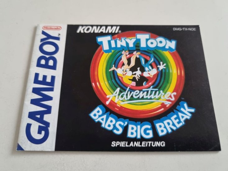 (Bild für) GB Tiny Toon Adventures - Babs' Big Break NOE Anleitung - zum Schließen ins Bild klicken