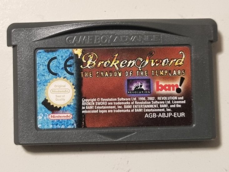 (Bild für) GBA Broken Sword The Shadow of the Templars EUR - zum Schließen ins Bild klicken