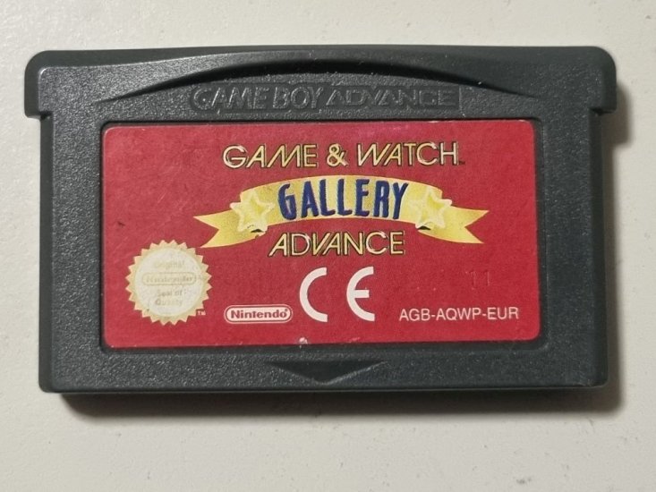 (Bild für) GBA Game & Watch Gallery Advance EUR - zum Schließen ins Bild klicken