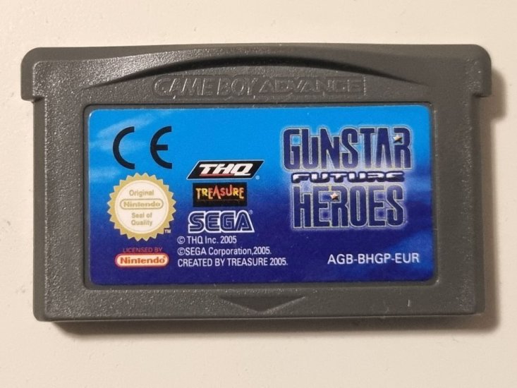 (Bild für) GBA Gunstar Future Heroes EUR - zum Schließen ins Bild klicken