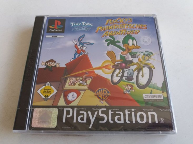 (Bild für) PS1 Tiny Toon Adventures - Pluckys phantastisches Abenteuer - zum Schließen ins Bild klicken