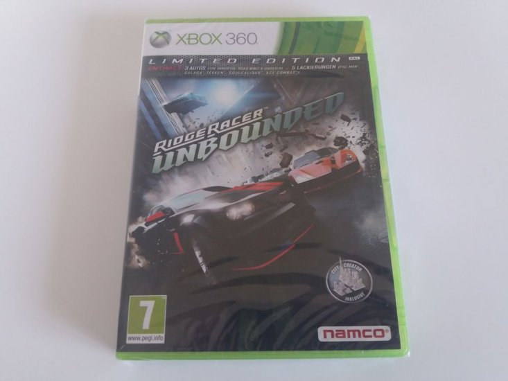 (Bild für) Xbox 360 Ridge Racer Unbounded Limited Edition - zum Schließen ins Bild klicken