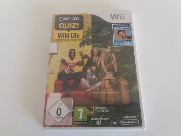 (Bild für) Wii Nat Geo Quiz Wild Life NOE - zum Schließen ins Bild klicken