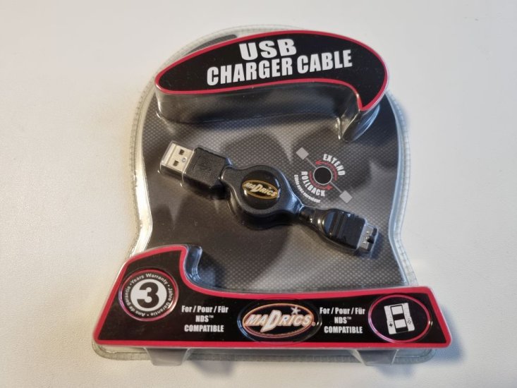 (Bild für) DS USB Charger Kabel - zum Schließen ins Bild klicken