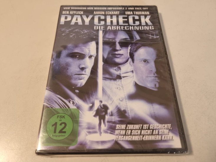 (Bild für) DVD Paycheck - Die Abrechnung - zum Schließen ins Bild klicken