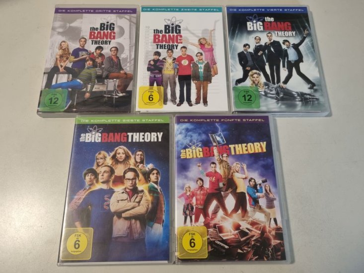(Bild für) DVD The Big Bang Theory - Staffel 2 3 4 5 7 - zum Schließen ins Bild klicken