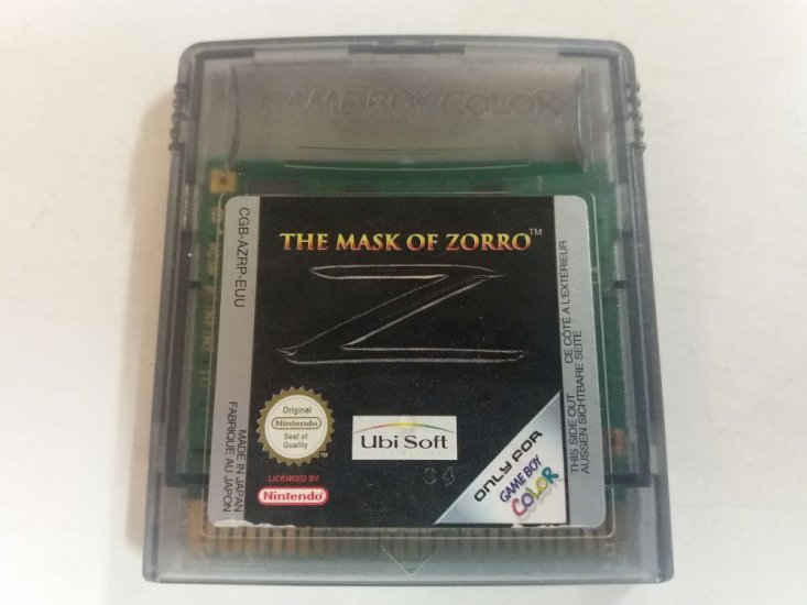 (Bild für) GBC The Mask of Zorro EUU - zum Schließen ins Bild klicken