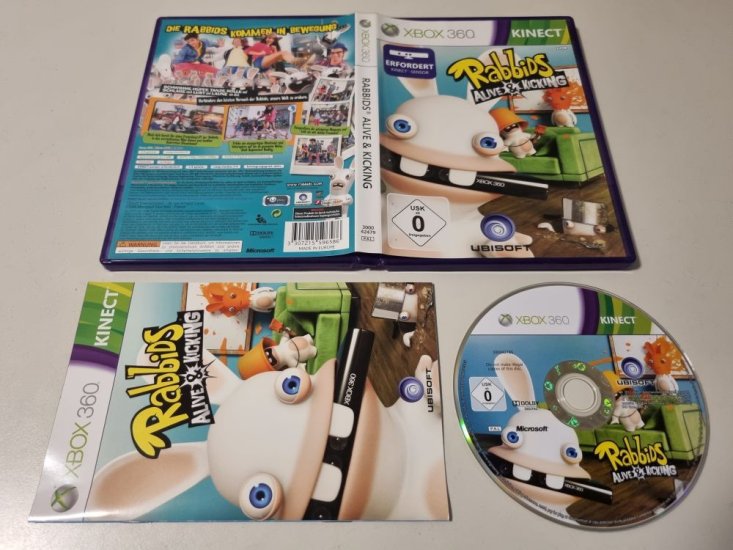 (Bild für) Xbox 360 Rabbids - Alive & Kicking - zum Schließen ins Bild klicken