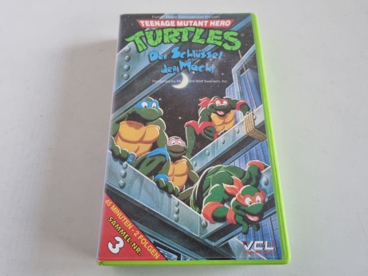 (Bild für) VHS Teenage Mutant Hero Turtles - Der Schlüssel der Macht - zum Schließen ins Bild klicken