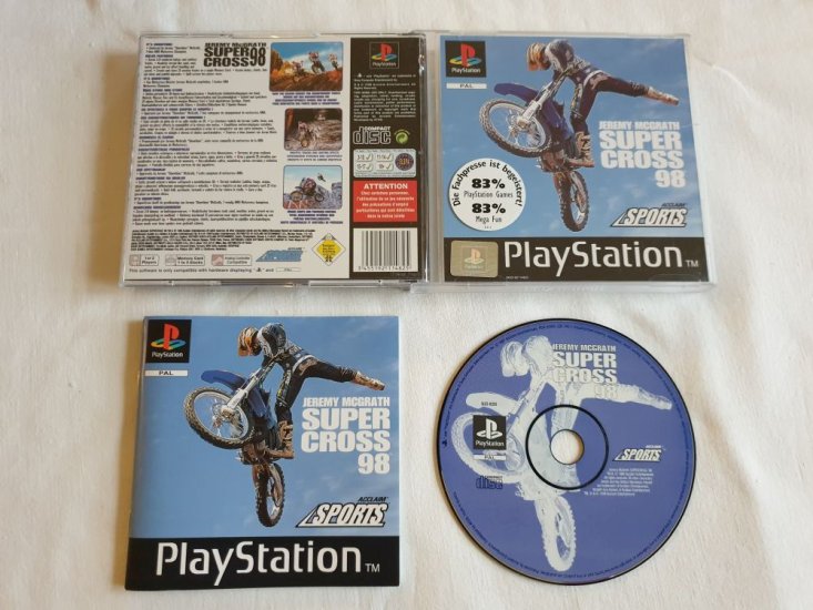 (Bild für) PS1 Jeremy McGrath Super Cross 98 - zum Schließen ins Bild klicken