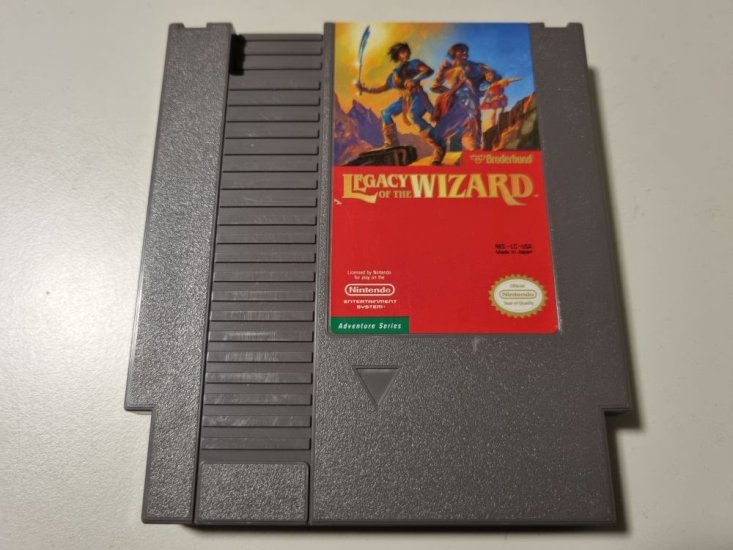 (Bild für) NES Legacy of the Wizard USA - zum Schließen ins Bild klicken