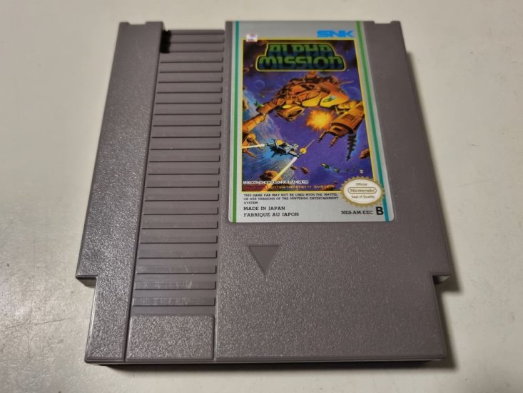 (Bild für) NES Alpha Mission EEC - zum Schließen ins Bild klicken