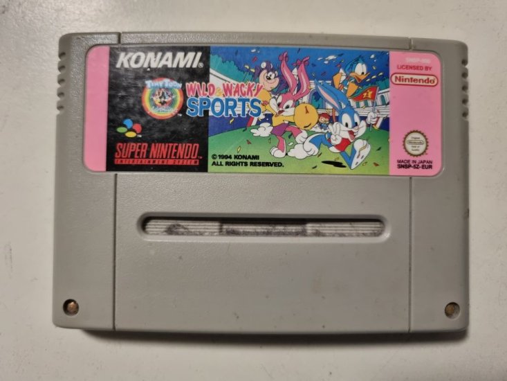 (Bild für) SNES Tiny Toon Adventures - Wild & Wacky Sports EUR - zum Schließen ins Bild klicken