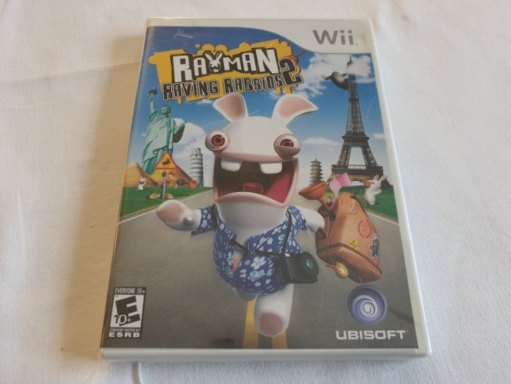 (Bild für) Wii Rayman Raving Rabbids 2 USA - zum Schließen ins Bild klicken