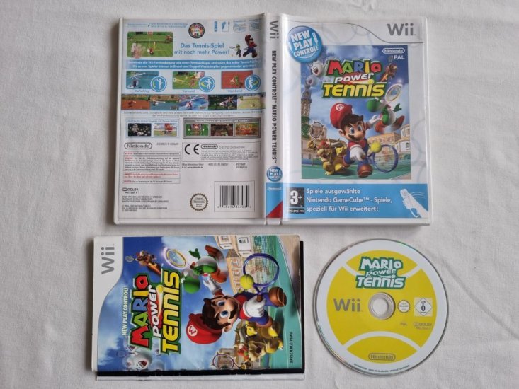 (Bild für) Wii Mario Power Tennis STA - zum Schließen ins Bild klicken