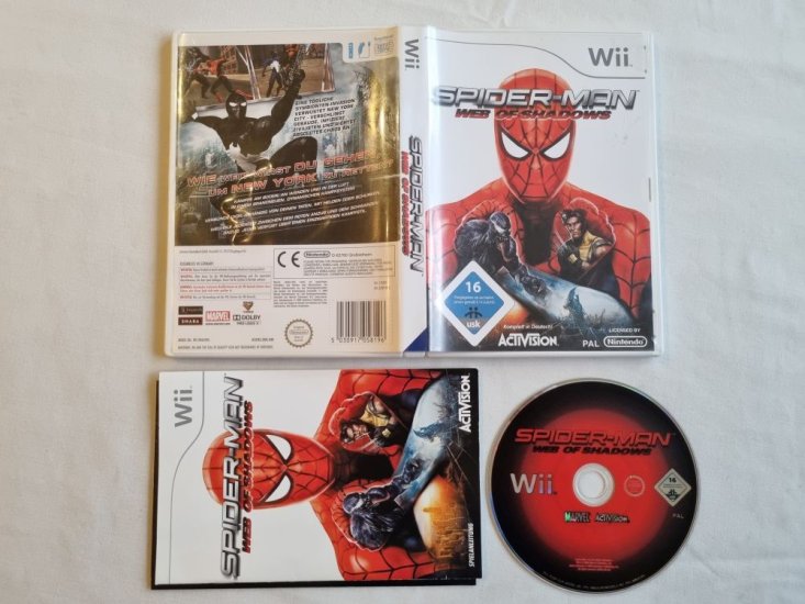 (Bild für) Wii Spider-Man - Web of Shadows NOE - zum Schließen ins Bild klicken