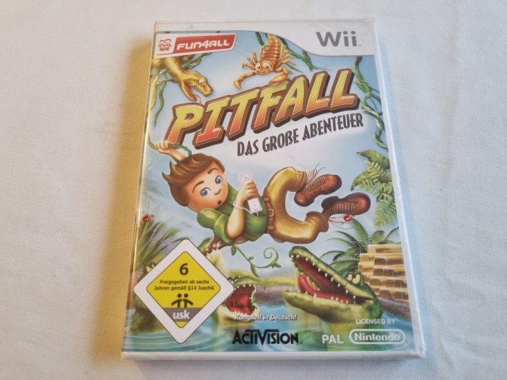 (Bild für) Wii Pitfall - Das Große Abenteuer NOE - zum Schließen ins Bild klicken