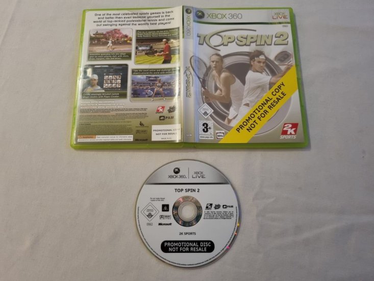 (Bild für) Xbox 360 Top Spin 2 - Promotional Copy - zum Schließen ins Bild klicken