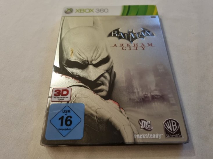 (Bild für) Xbox 360 Batman Arkham City Steelbook Edition - zum Schließen ins Bild klicken