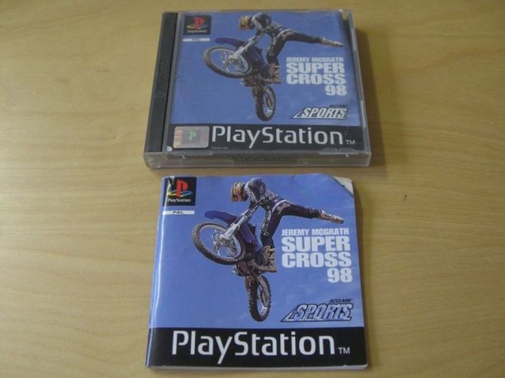 (Bild für) PS1 Jeremy McGrath Super Cross 98 - zum Schließen ins Bild klicken