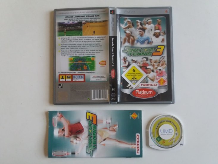 (Bild für) PSP Smash Court Tennis 3 - zum Schließen ins Bild klicken