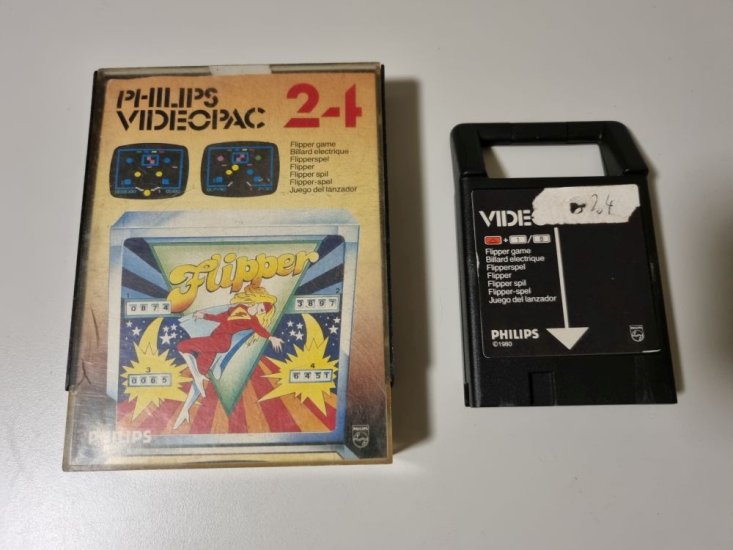 (Bild für) Videopac 24 - Flipper game - zum Schließen ins Bild klicken