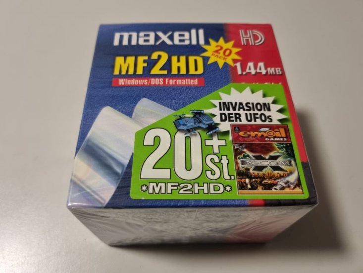 (Bild für) Maxell MF2HD Floppy Discs - 20x - zum Schließen ins Bild klicken
