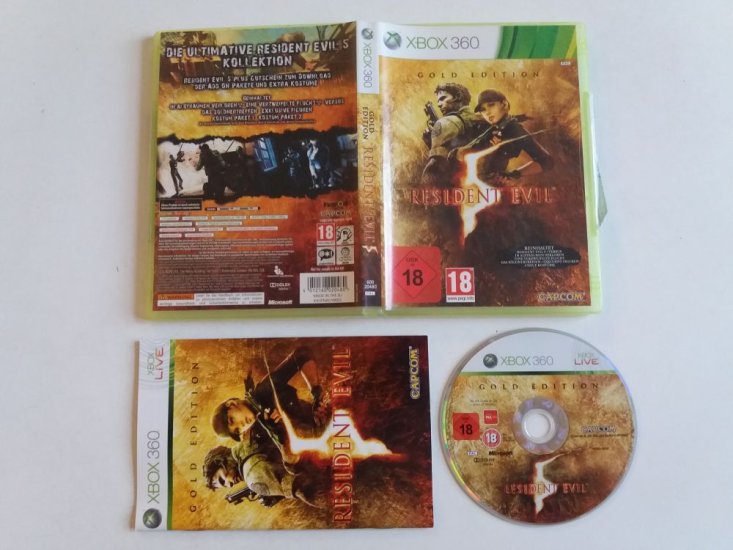 (Bild für) Xbox 360 Resident Evil 5 Gold Edition - zum Schließen ins Bild klicken